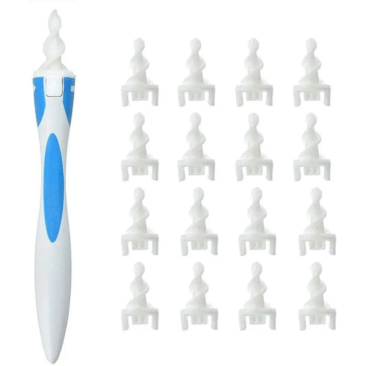 2022 Hot New Arrival Spiral Ear Cleaner Silicon Spoon Set Soft for Personal Wax Remover Cleaning