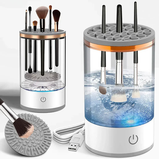 Electric Makeup Brush Cleaner Rechargeable Makeup Brushes Cleaning Tool Automatic Makeup