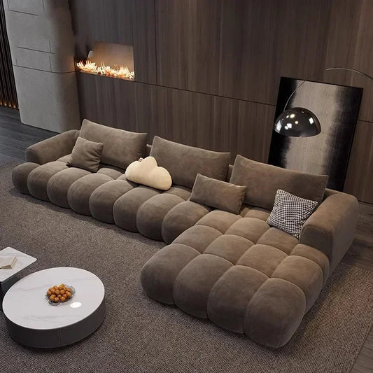 Relaxing Fancy Sofa Cheap Stretch Brown Floor Recliner Sofa Puffs Sectional Juego De Muebles