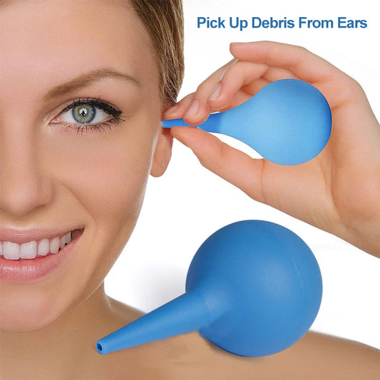 1pc Ear Wax Removal Irrigation Cleaning Kit Ear Syringe Bulb Air Blower Pump Dust Cleaner