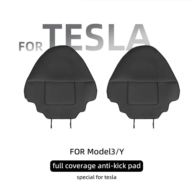 2 Car Seatback Protector for Tesla Model Y Model 3 Seat Back Protective Child Anti-Kick