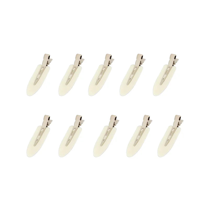 10pcs/set No Crease Basic Hair Clips For Women Girls Hair Styling Makeup No Bend