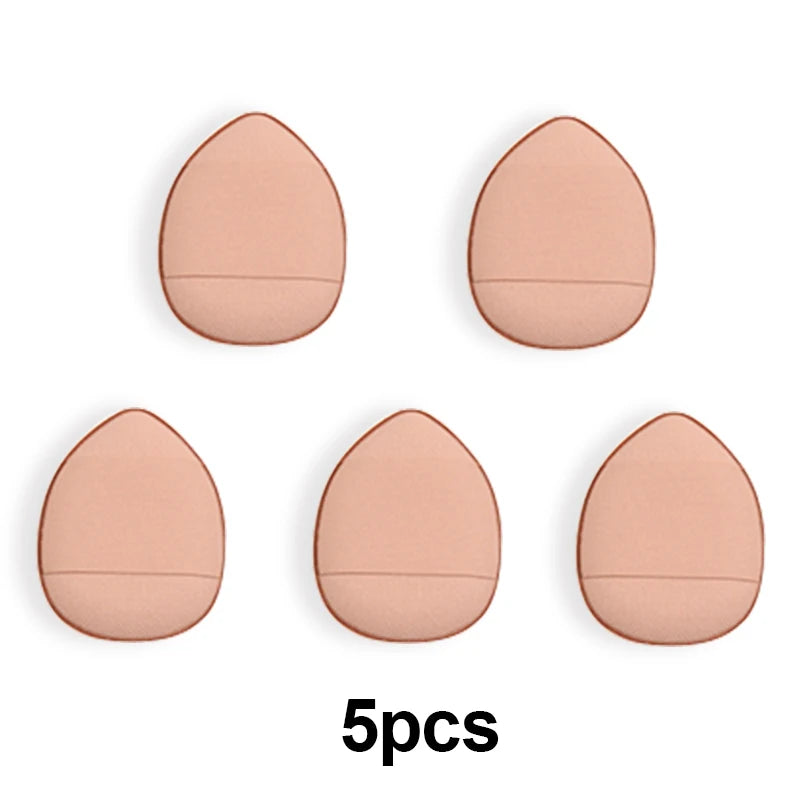 5/10Pcs Mini Finger Puff Foundation Small Air Cushion Powder Sponge Face