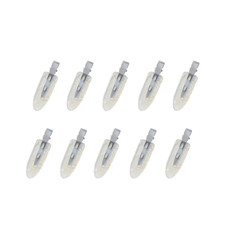 10pcs/set No Crease Basic Hair Clips For Women Girls Hair Styling Makeup No Bend