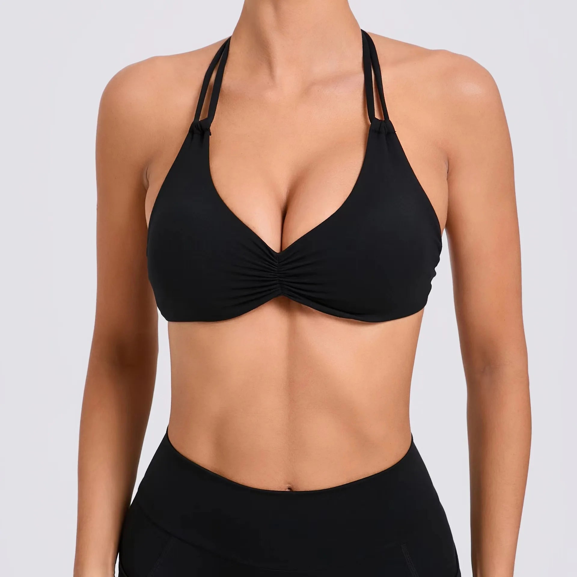 Sport Bra 2024 New Sports Women Yoga Set Clothers GYM Crop Top Home Fitness Workout