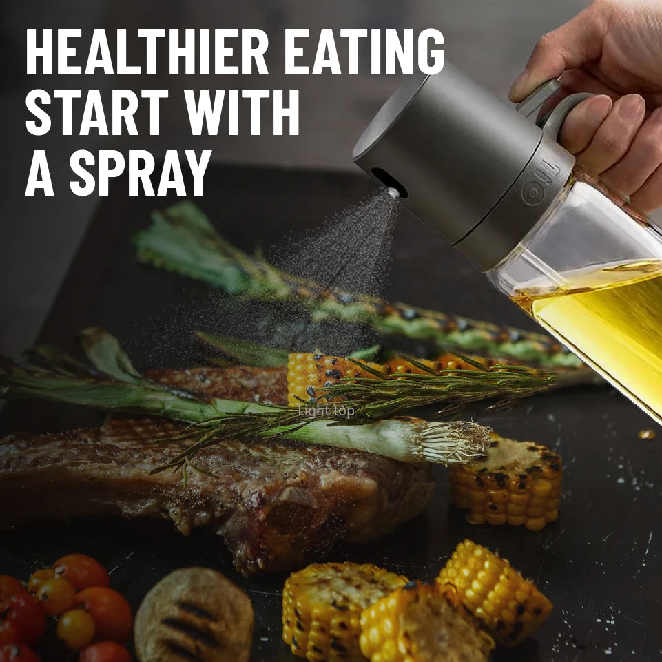 Kitchen Glass Oil Sprayer Bottle Olive Oil Sprayer Mister Spray Oil Dispenser Baking Kitchen Tool