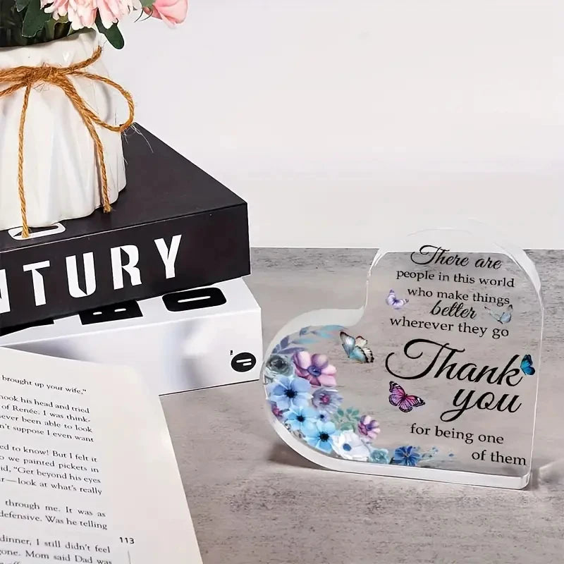Appreciation Gifts For Teacher Thank You Gifts For Coworker Acrylic Heart Keepsake