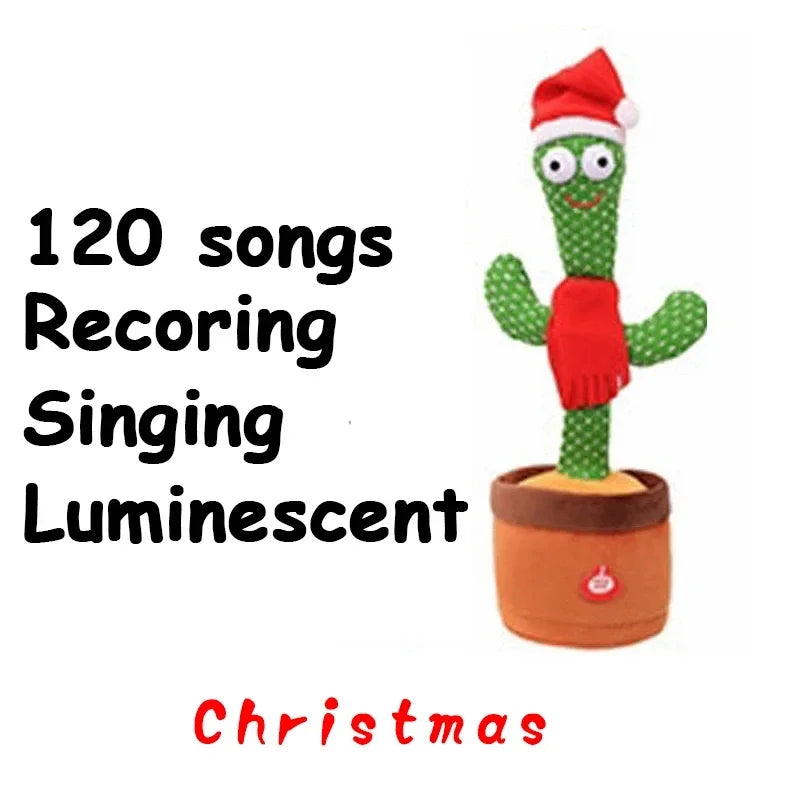 1pc Electronic Plush Toy Home Decoration for Children Xmas Gifts Dancing Talking Cactus Toys