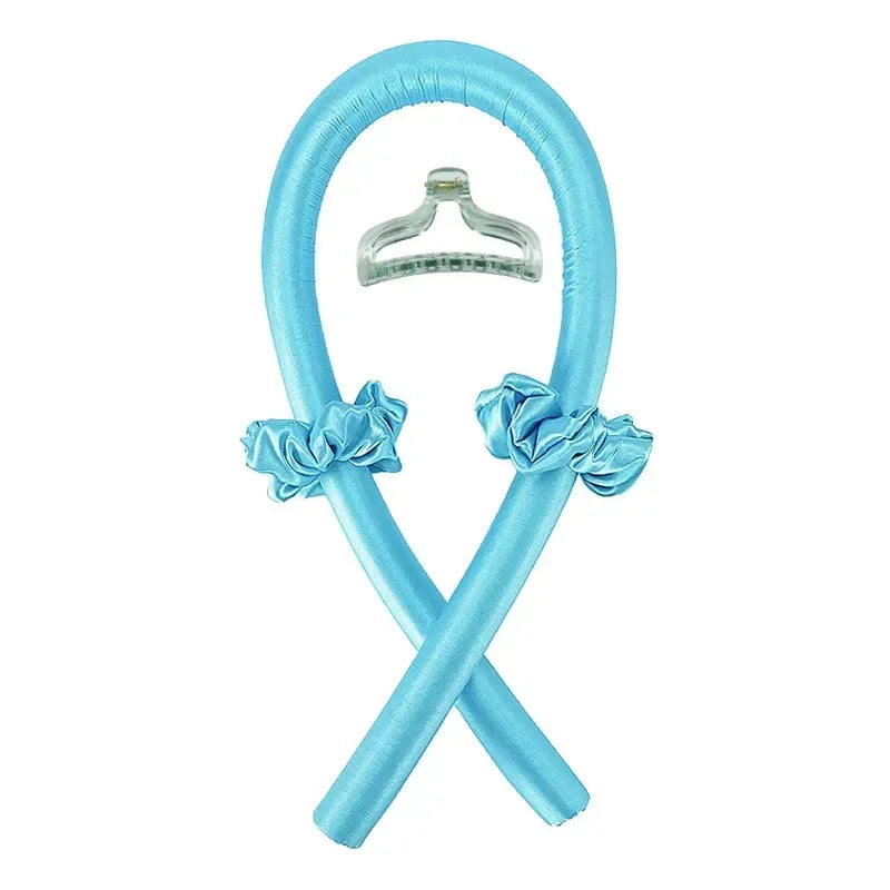 Heatless Curling Rod Headband No Heat Silk Curls Ribbon Hair Rollers Sleeping Soft Headband