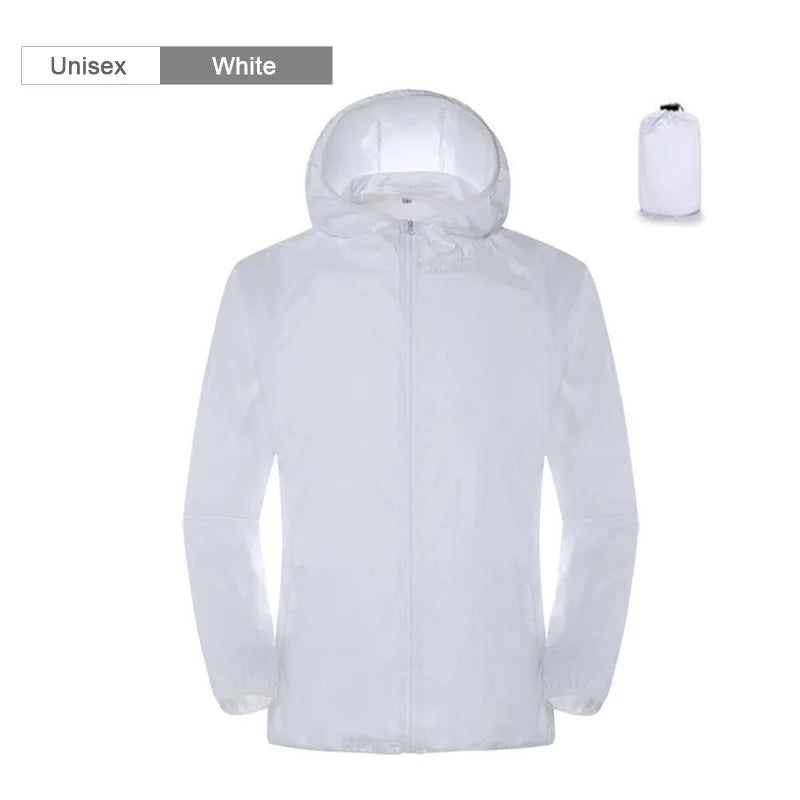 Camping Waterproof Jacket Men Women Windbreaker Men Raincoat