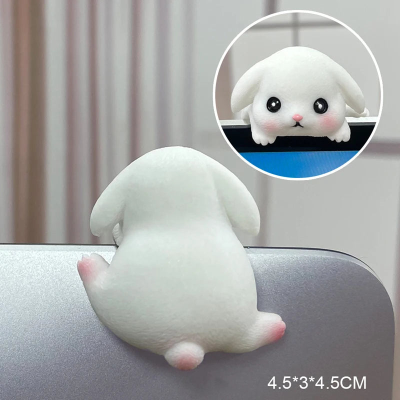 Creative Resin Car Center Console Navigator Screen Lying Panda Animal Decoration