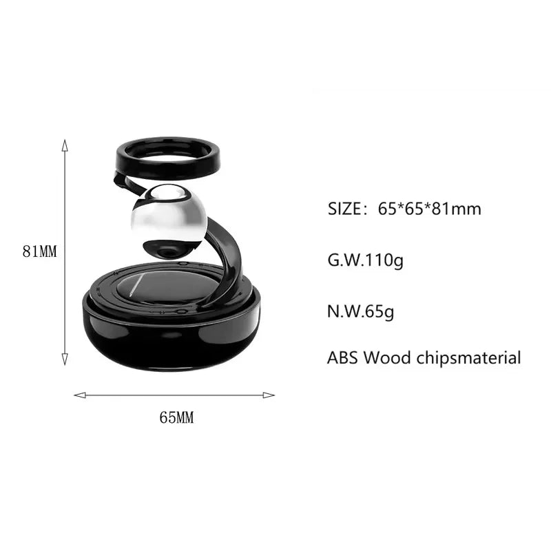 1pc Solar Car Supplies Rotation Ornaments Flavouring Diffuser Automobiles Interiors Accessories