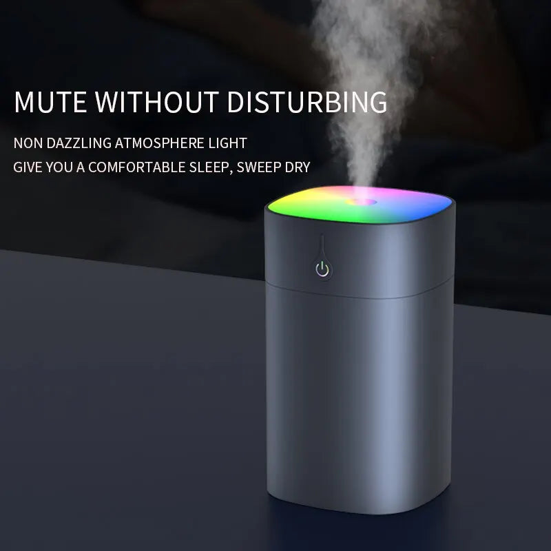 Colorful Humidifier 1 Home USB Portable Humidifier with Atmosphere Color Light Night