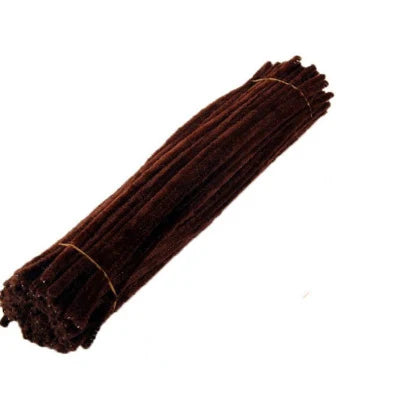 50PCS 30cm Chenille Stems Pipe Cleaners Kids Plush Educational Toy Colorful Pipe