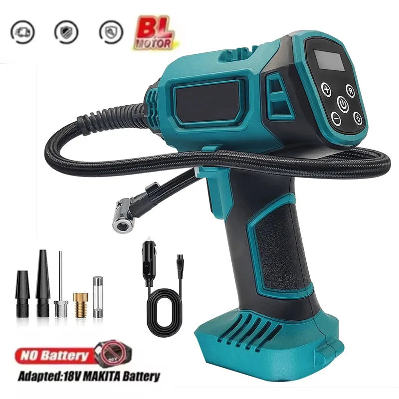 600mm Automatic Cordless Inflator Electric Air Pump Car Tire Handheld Air Compressor