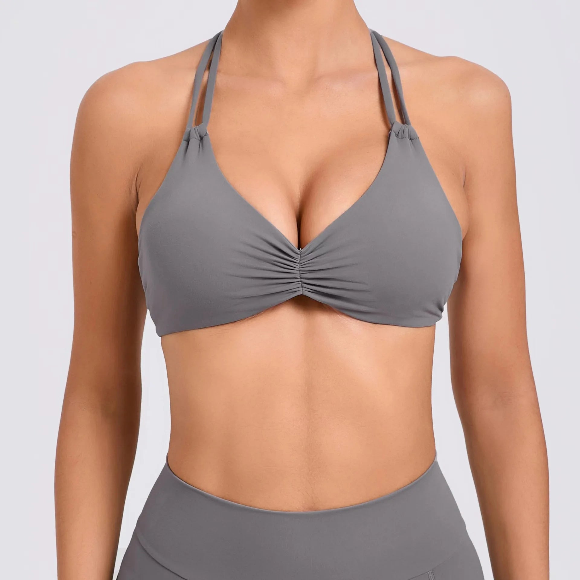 Sport Bra 2024 New Sports Women Yoga Set Clothers GYM Crop Top Home Fitness Workout