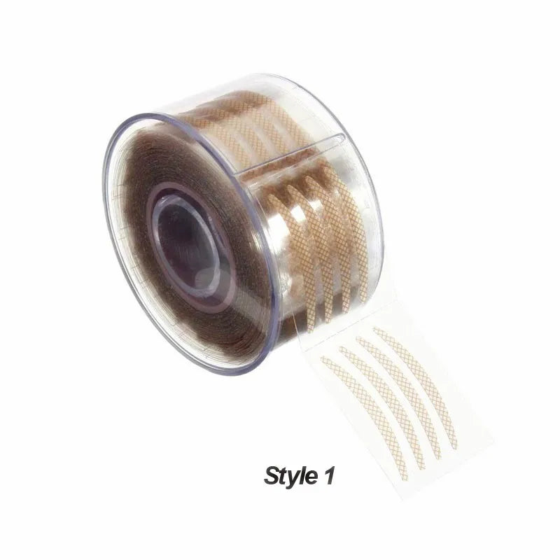 600 Pcs Eye Lift Strips Double Eyelid Tape Clear Gray Eyelid Stripe Big Eyes