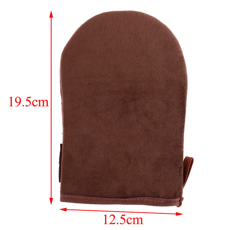 High Quality Brown Reusable Body Self Fake Tan Applicator Tanning Gloves