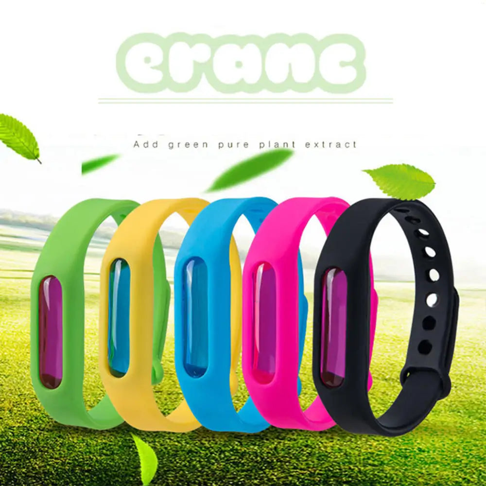 Multicolour Anti Mosquito Pest Bug Bug Capsule Anti Mosquito Waterproof Repellent Band