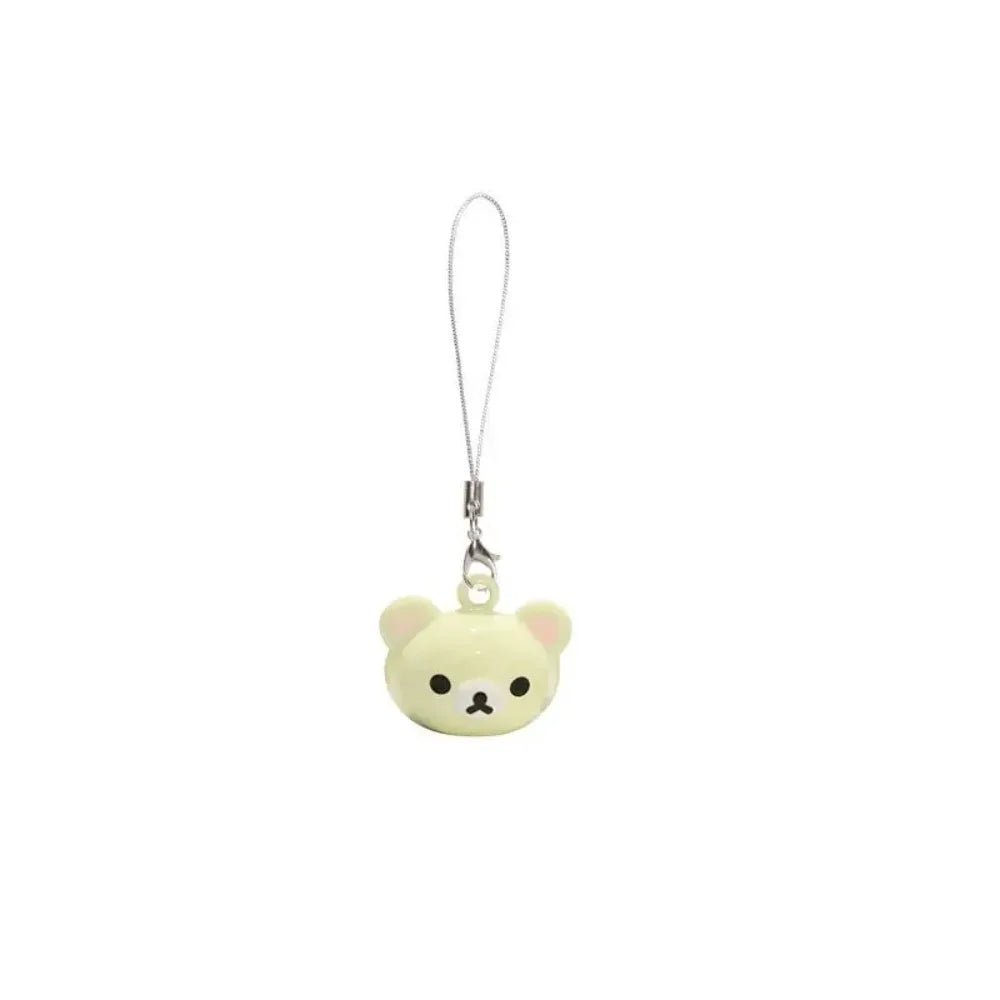 Cute Bear Pendant Matching Phone Charms Keychains Y2k Handmade Key Chain Accessories