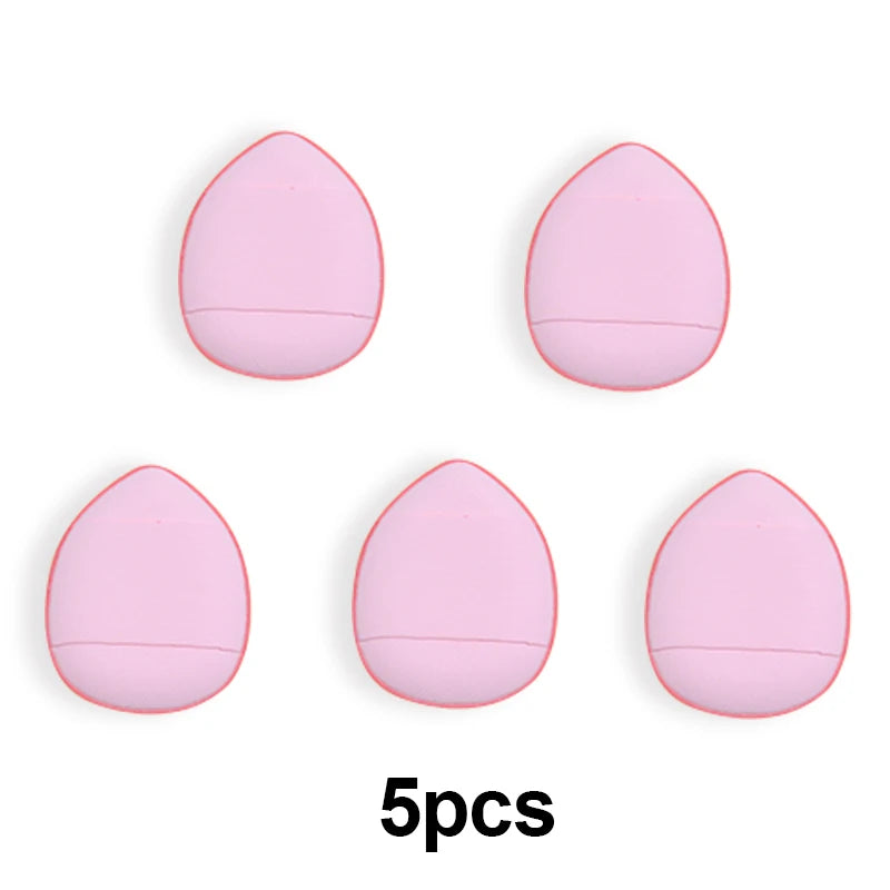 5/10Pcs Mini Finger Puff Foundation Small Air Cushion Powder Sponge Face
