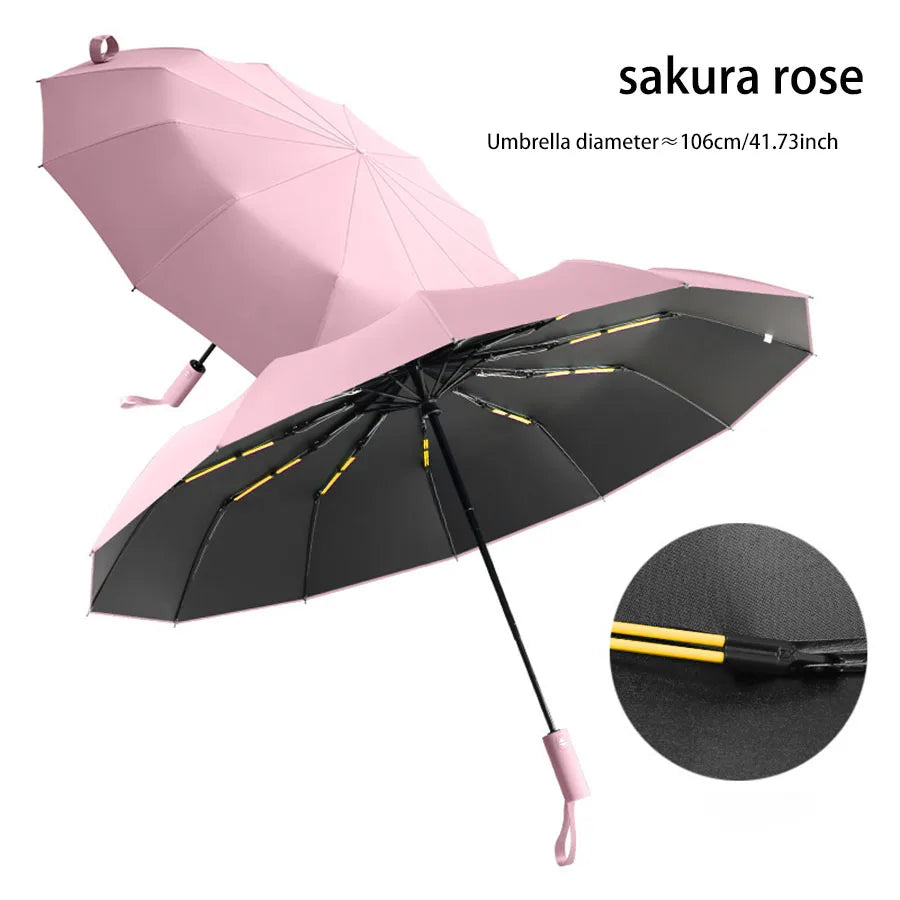 Reinforced 24-Bone Umbrella, Men's Business Strong And Durable Wind-resistant Umbrella