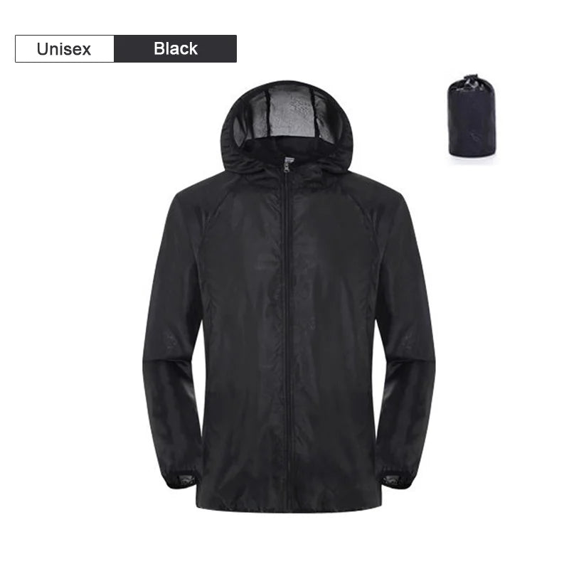 Camping Waterproof Jacket Men Women Windbreaker Men Raincoat