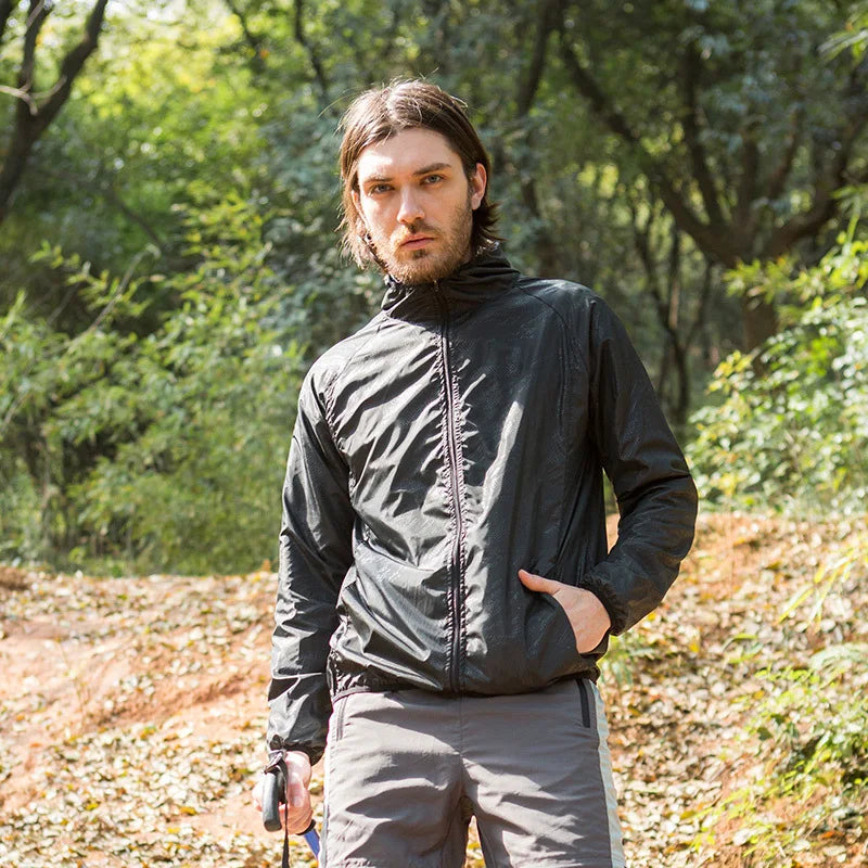 Camping Waterproof Jacket Men Women Windbreaker Men Raincoat
