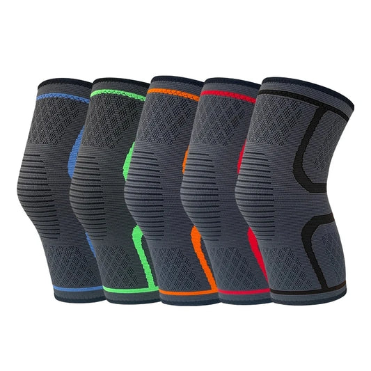 2PCS Sport Kneepad Silica Gel Non-slip Knee Pads Running Yoga Kneelet Protective Ventilation Knit