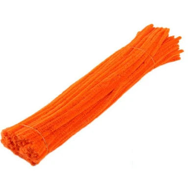 50PCS 30cm Chenille Stems Pipe Cleaners Kids Plush Educational Toy Colorful Pipe