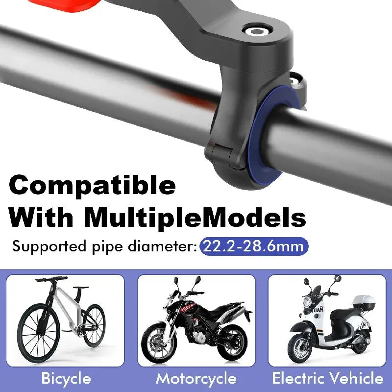 NEW Motorcycle Bike Phone Holder Stand Bicycle Mobile Mount Non-slip Cycling for iPhone