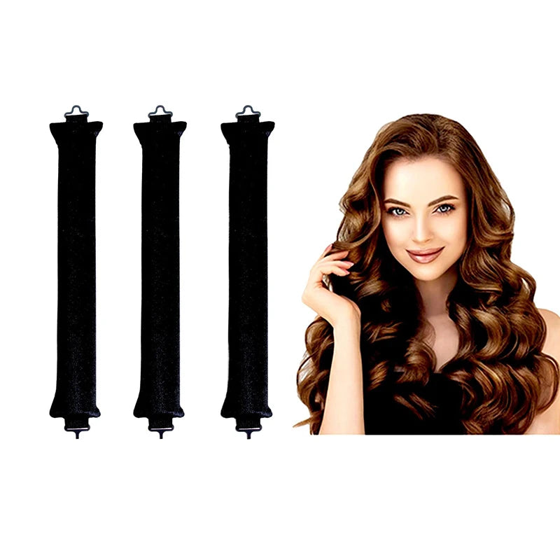 Heatless Curling Rod Headband Lazy Hair Curlers No Heat Hair Rollers