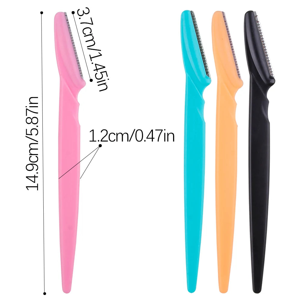 3/4/10Pcs Eyebrow Trimmer Face Blade Shaver Portable Eye Brow Epilation Hair Removal