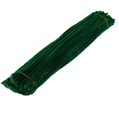 50PCS 30cm Chenille Stems Pipe Cleaners Kids Plush Educational Toy Colorful Pipe