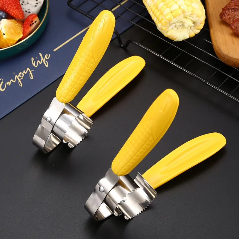 Manual Stainless Steel Corn Thresher Peeler Cob Stripper Remover Food Crusher Separator