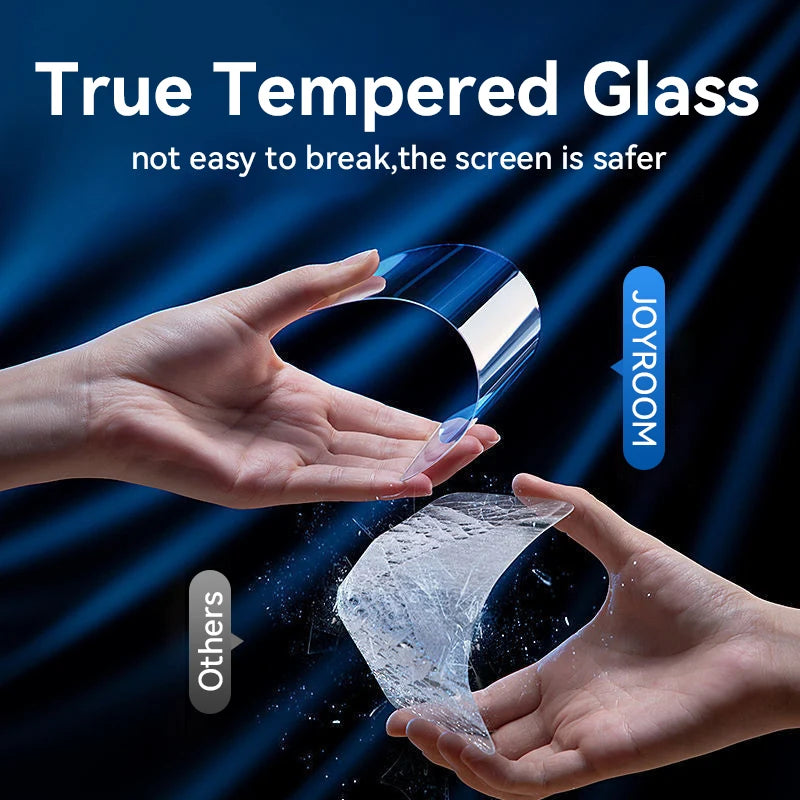 Joyroom 1/2/3pcs HD Glass Screen Protector Full Screen Tempered Glass Protection