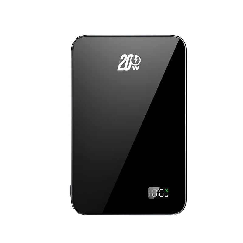 New Glass Material Power banks Portable Travel Powerbank Phone Charger External battery