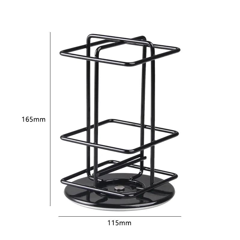 40 Pcs Black Coffee Capsule Storage Rack Metal Rotating Nespresso Storage Rack Kitchen