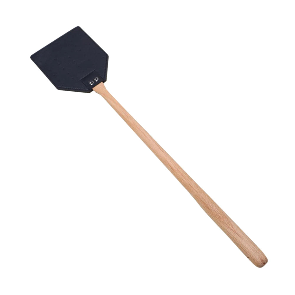 1PC Leather Fly Swatter with 19