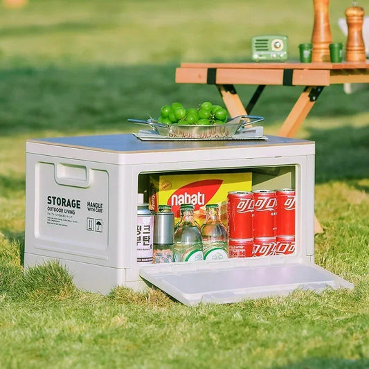 Camping storage box, trunk organizer, camping picnic camping box