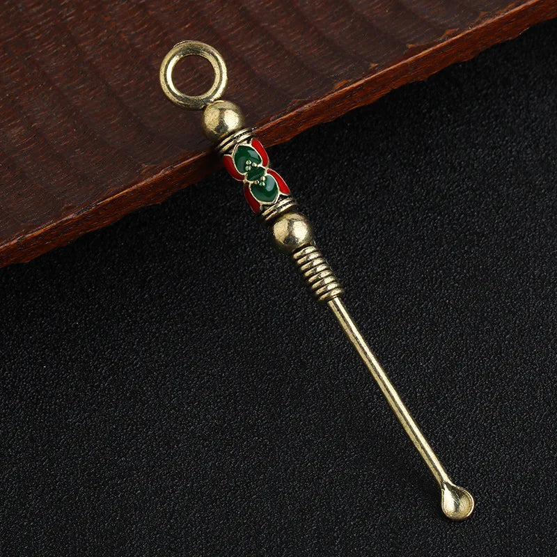1PCS Retro Ear Spoons Portable Cleaning Tool Dragon Shape Ear-Pick For Wax Remover Cleaner Ear