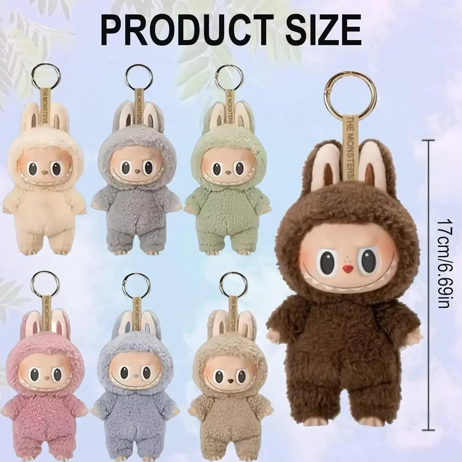 Kawaii Labubu The Monsters Box Toy Sweetheart Vinyl Doll Cute Backpack Pendant Decoration