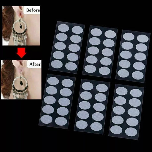 100-Patch Invisible Ear Lift For Ear Lobe Support Ear Care For Stretched Torn Ear Lobes