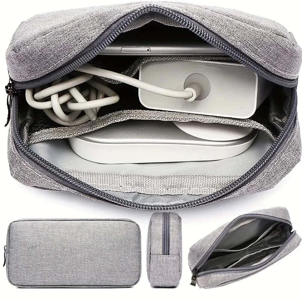 Storage Bag Cable Cord Organizer Travel Bag Small Electronics