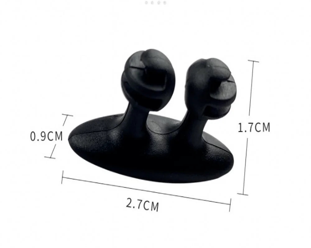 Car Dashboard Phone Charger Cable Manager Hook Headphone Line Organizer Clasp