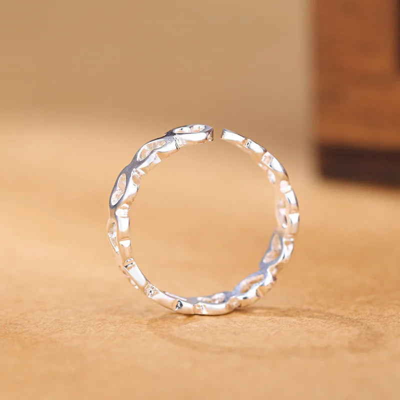 925 Sterling Silver Heart Dating Rings For Women Engagement Wedding Jewelry Accessories