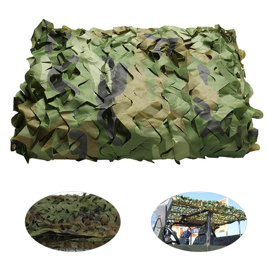 Camouflage Net Outdoor Shade Net Forest Landscape Camping Garden Decoration Sun Shelter